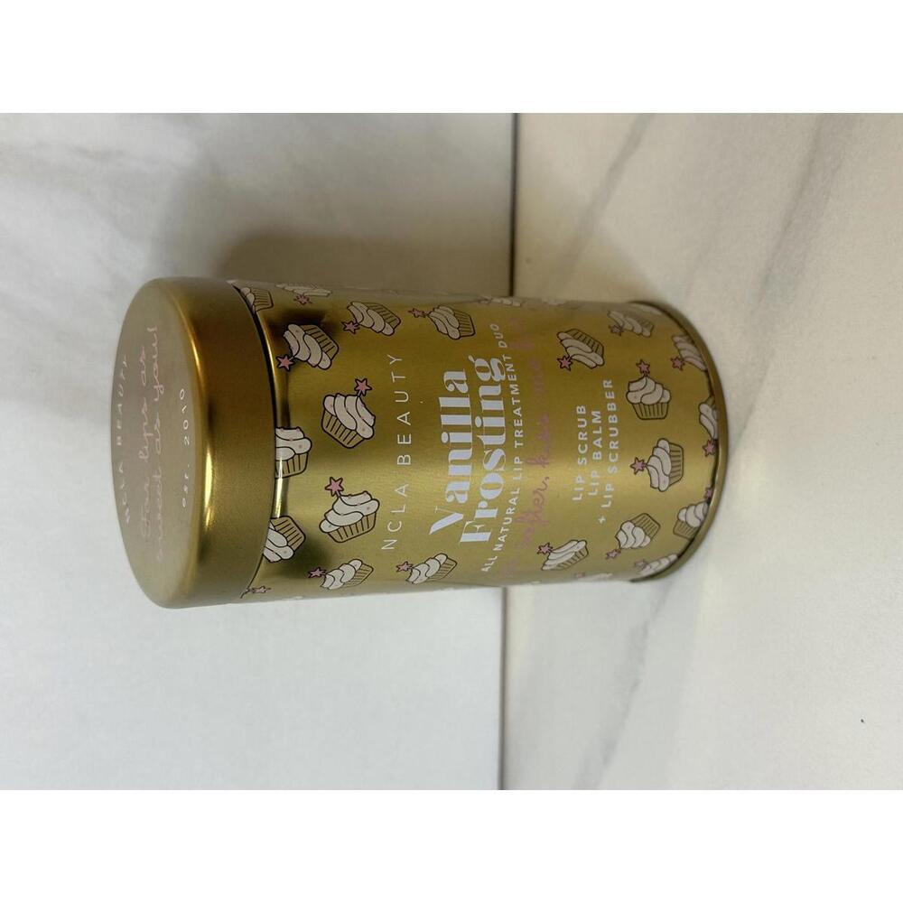 NCLA Beauty Vanilla Frosting all natural lip treatment duo